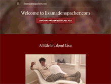 Tablet Screenshot of lisamadenspacher.com